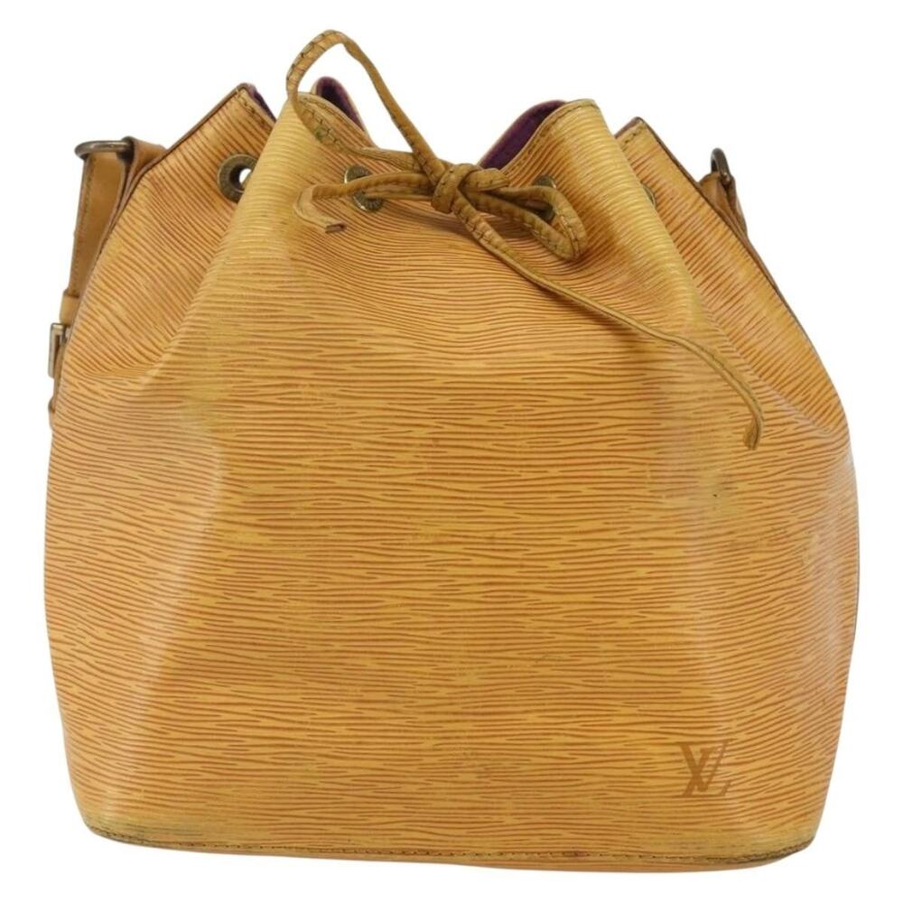 Louis Vuitton Epi Petit Noe Bucket Bag Yellow